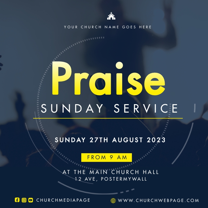 Praise and Worship Template | PosterMyWall