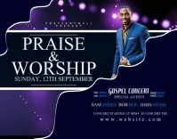 praise and worship Poster/Wallboard template