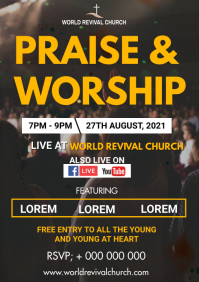 praise and worship Template | PosterMyWall