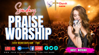 praise and worship flyers , praise and worship Pantalla Digital (16:9) template