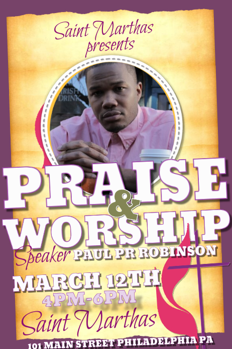 Praise and Worship template | PosterMyWall