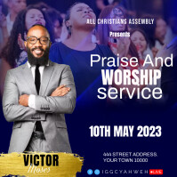 PRAISE AND WORSHIP TEMPLATE | PosterMyWall