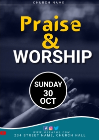 praise and worship Template | PosterMyWall