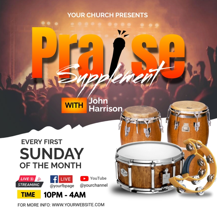 Praise concert Template | PosterMyWall