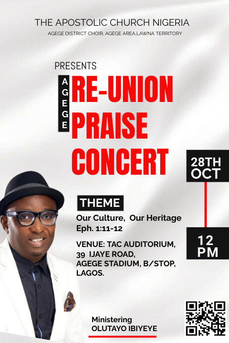 PRAISE CONCERT Template | PosterMyWall