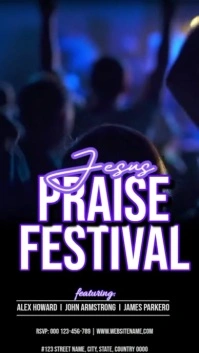 Praise Festival Instagram Story template