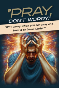 Pray Poster template