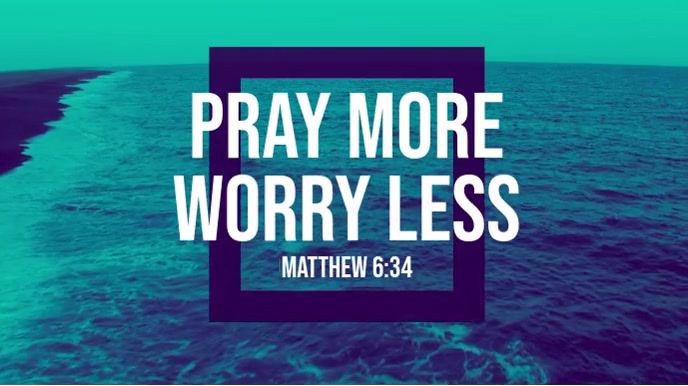 Worry Less Wednesday Pray More Worry Less Template | PosterMyWall