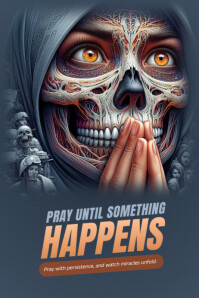Pray until something happens Template | PosterMyWall