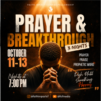 Prayer & Breakthrough Instagram na Post template