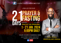 Prayer and fasting (4) A4 template