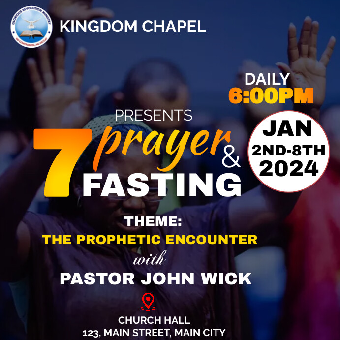 PRAYER AND FASTING (4) Template | PosterMyWall