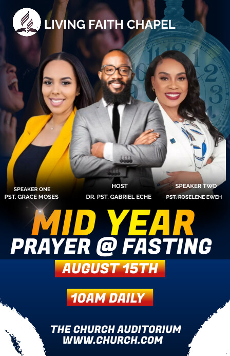 PRAYER AND FASTING Template | PosterMyWall