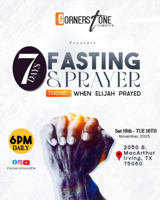 prayer and fasting Template | PosterMyWall