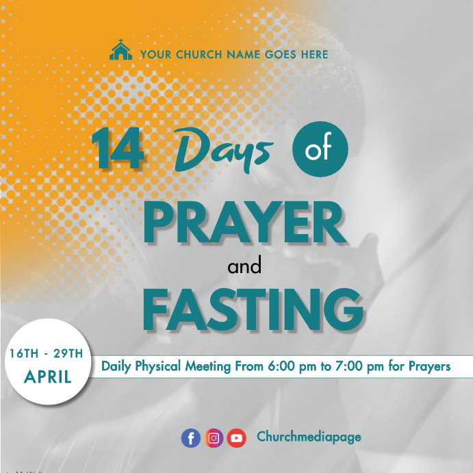 Prayer And Fasting Template PosterMyWall