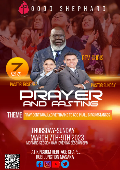 Prayer And Fasting Template PosterMyWall