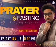 Prayer and Fasting Middelgrote rechthoek template