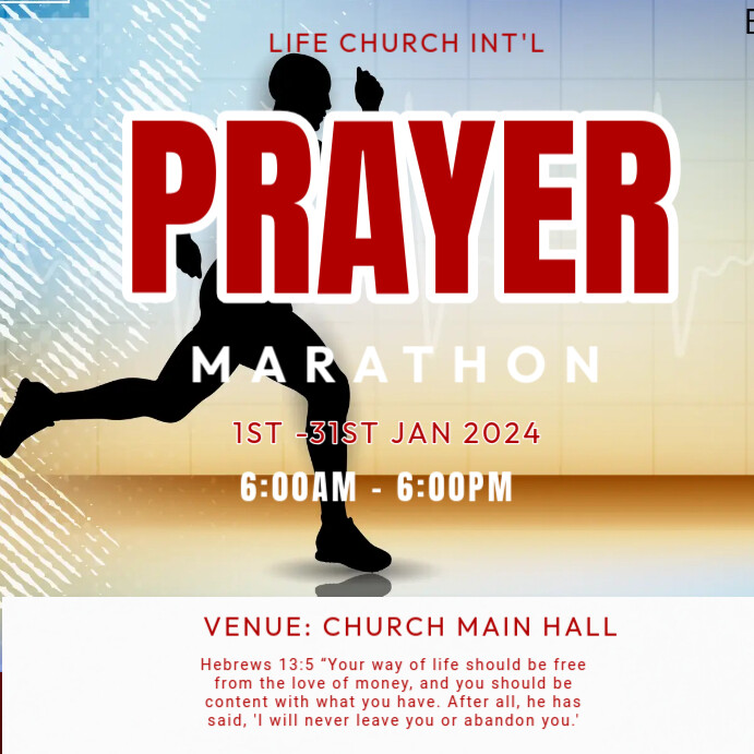 Prayer And Fasting Template PosterMyWall