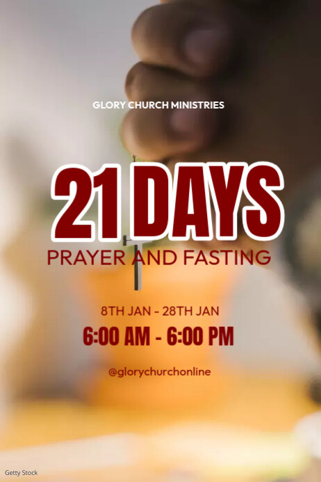Fasting Design prayer and fasting Template | PosterMyWall