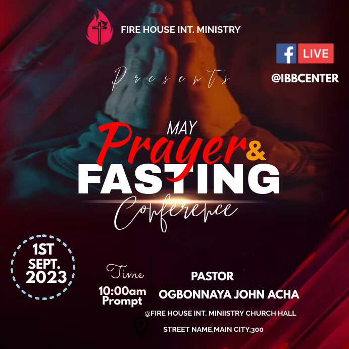 Prayer And Fasting Template PosterMyWall
