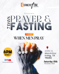 PRAYER AND FASTING Instagram Portrait template