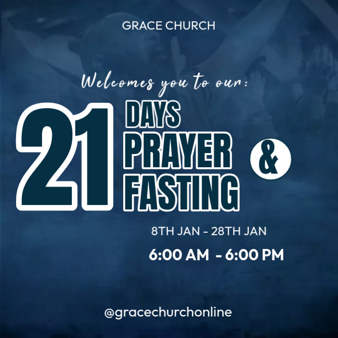 Fasting Design prayer and fasting Template | PosterMyWall