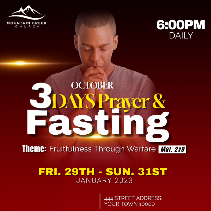 Fasting Design This Design Template is not available | PosterMyWall
