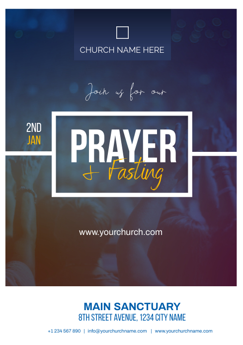 prayer and fasting Template | PosterMyWall