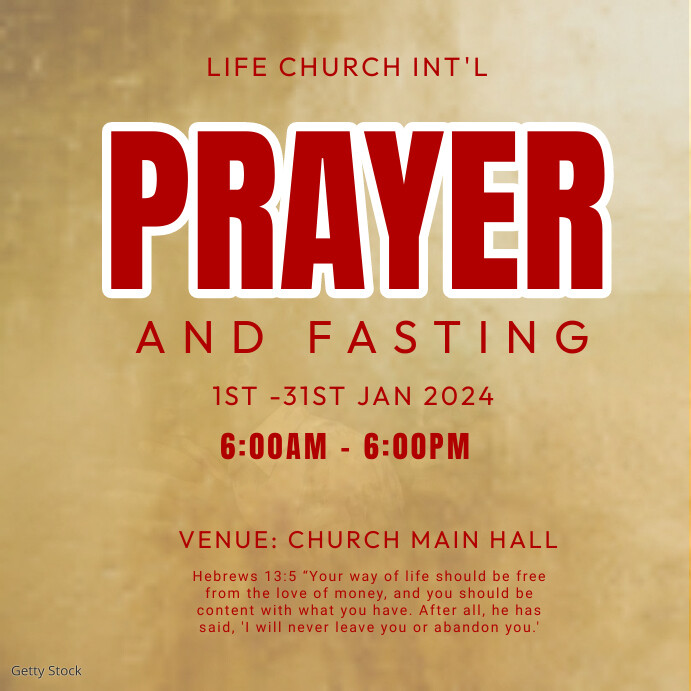 Fasting Design prayer and fasting Template | PosterMyWall