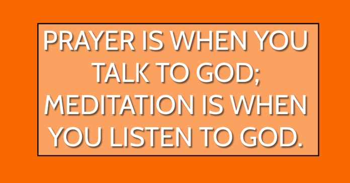 Copy of PRAYER AND MEDITATION QUOTE TEMPLATE | PosterMyWall