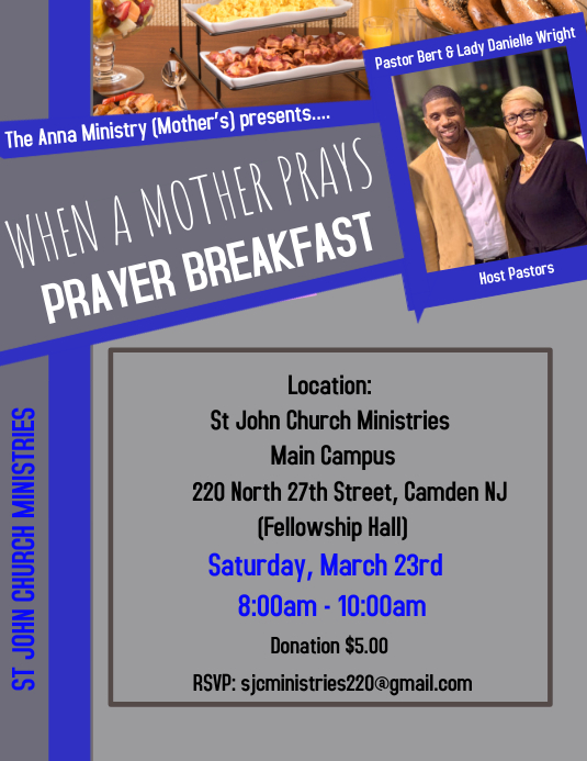 Prayer Breakfast Template PosterMyWall