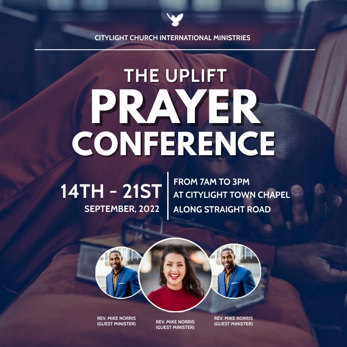 Flyer Ng Prayer Conference Template PosterMyWall