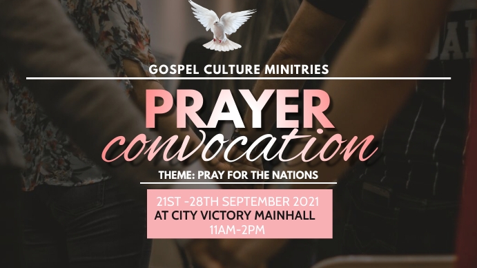Prayer Convocation Template | PosterMyWall