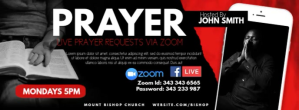 Black Live Prayer Requests Facebook-coverfoto Template
