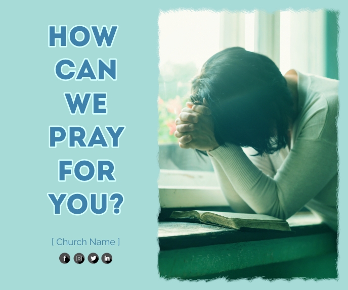 Prayer Template | PosterMyWall