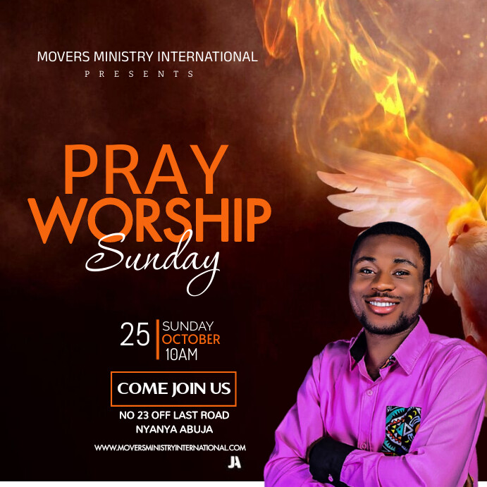 PRAYER Template PosterMyWall