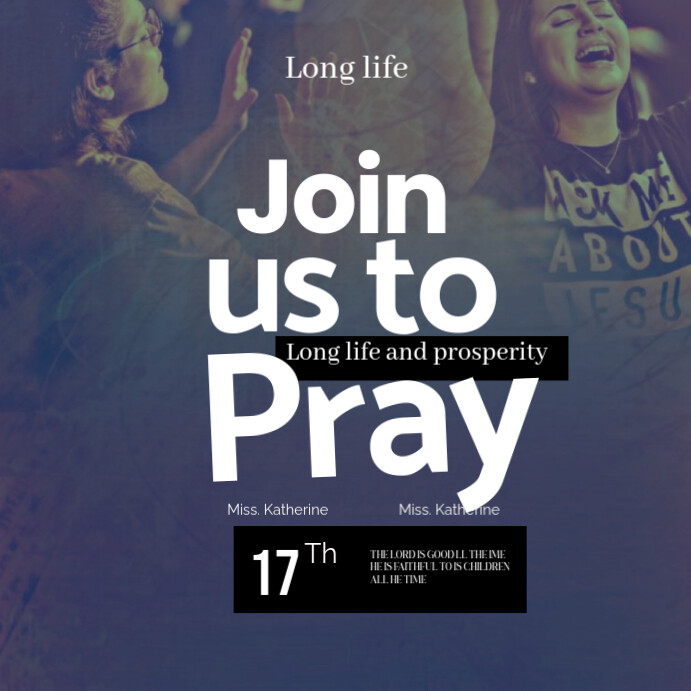 Pray Posts prayer Template | PosterMyWall
