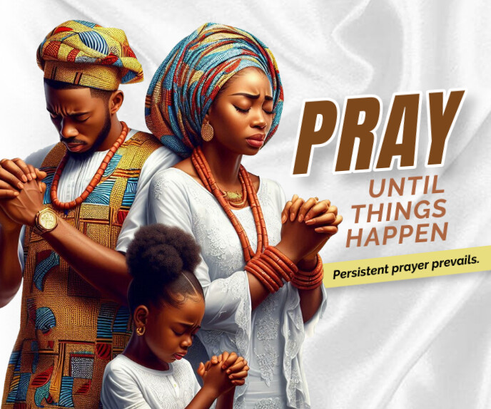 Prayer Template | PosterMyWall