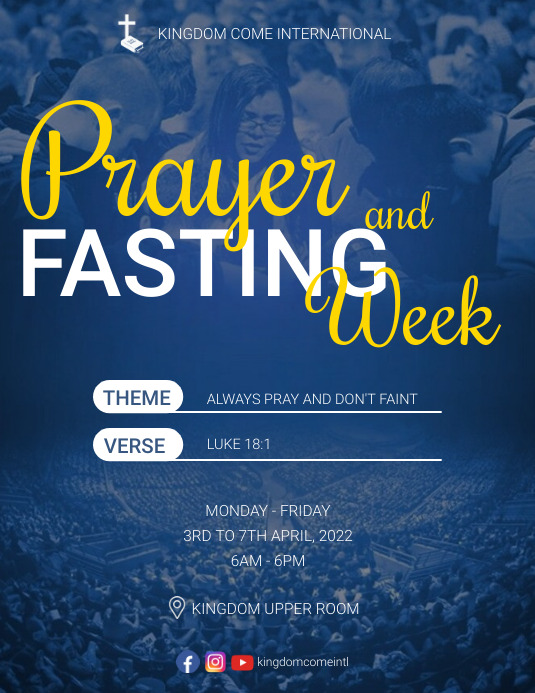 Prayer flyer Template PosterMyWall