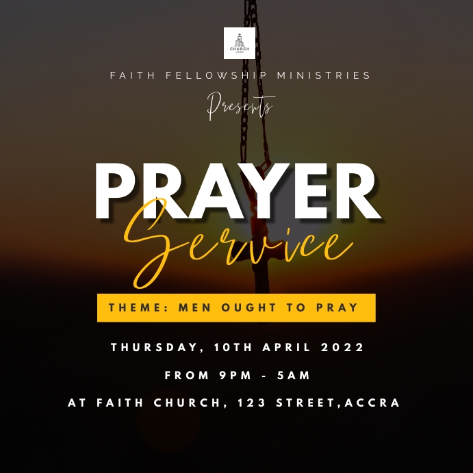 PRAYER FLYER Template PosterMyWall