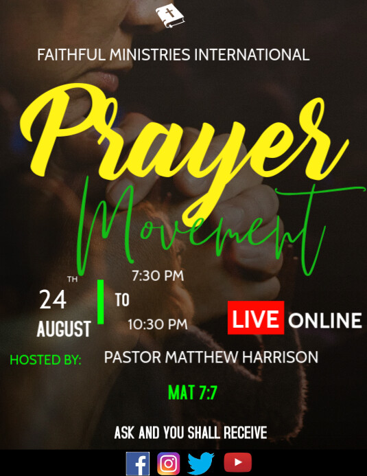 Copy of Prayer flyer PosterMyWall