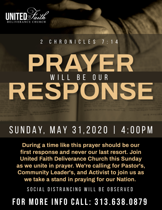 Prayer Flyer Template Free Portal Tutorials