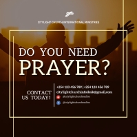 Prayer line flyer Template | PosterMyWall
