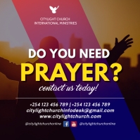 Prayer Line Event Instagram Ad Template | PosterMyWall