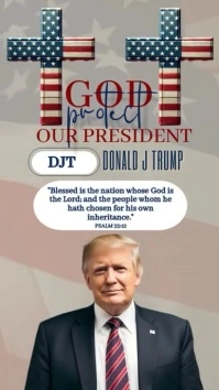 PRAYER FOR PRESIDENT TRUMP DESIGN TEMPLATE История на Instagram