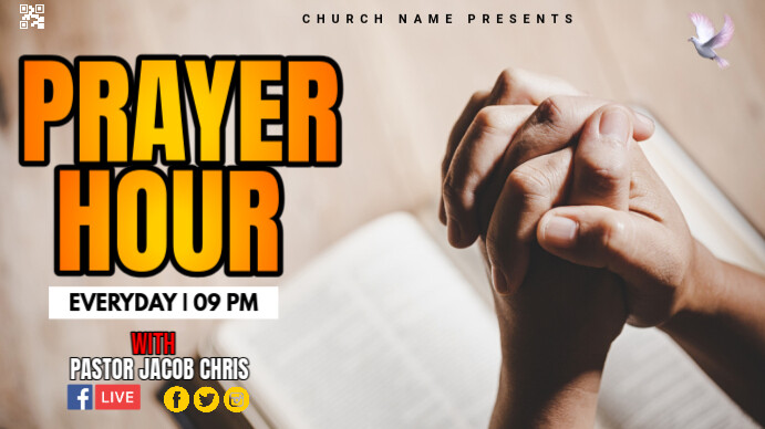 prayer hour Template | PosterMyWall