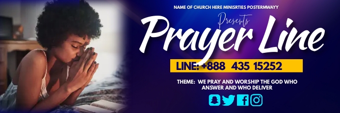 prayer line Template | PosterMyWall