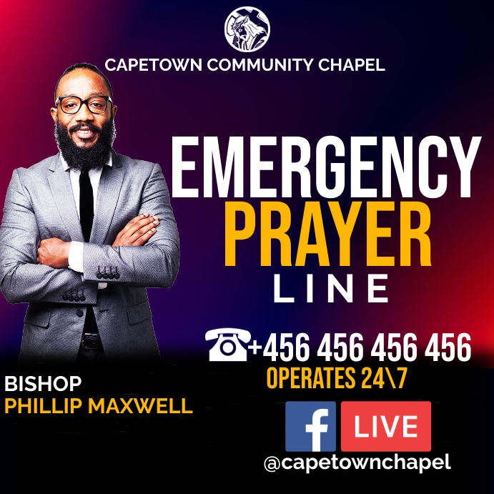 prayer line flyer template | PosterMyWall