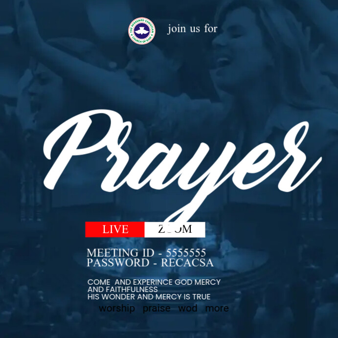 PRAYER MEETING (1) Instagram Post template