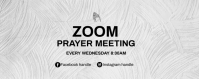 prayer meeting แบนเนอร์ Twitch template